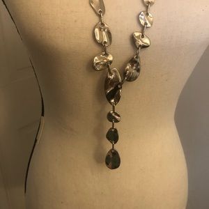 NWTO Silver metal necklace